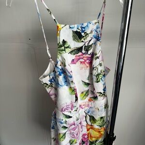 Show Me Your MuMu Pink and Blue Floral Dress